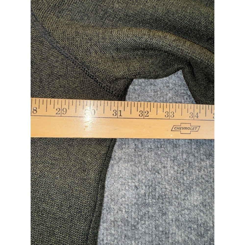 Eddie Bauer Men's 3XL Green Snap Neck Fleece Pullover Jacket - Picture 8 of 10